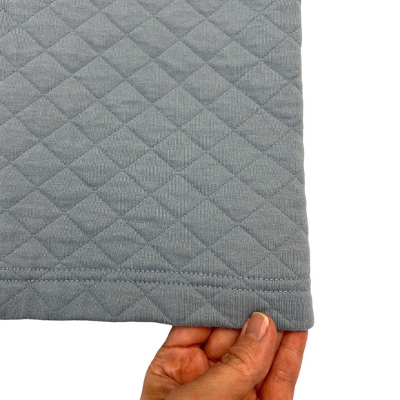 L.L.Bean Blue Lightweight Cotton Blend Quilted Zip Up Jacket Size M - Picture 9 of 17